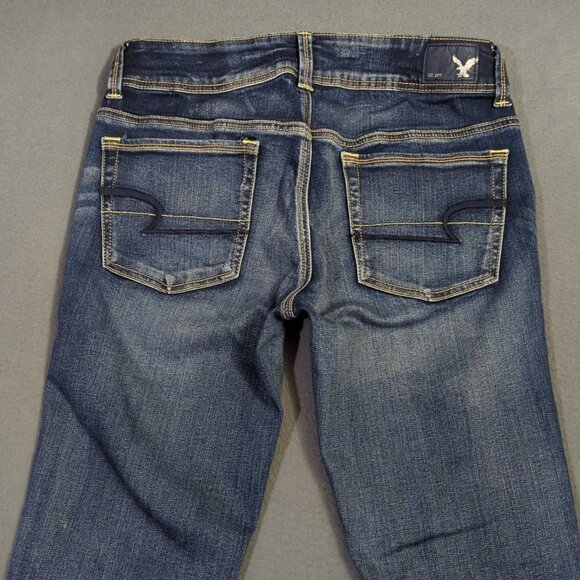 American Eagle Jeans Women's 8 Blue Kick Boot Denim - Picture 3 of 13